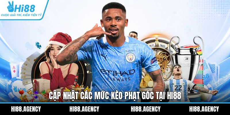 Cập nhật các mức kèo phạt góc tại HI88