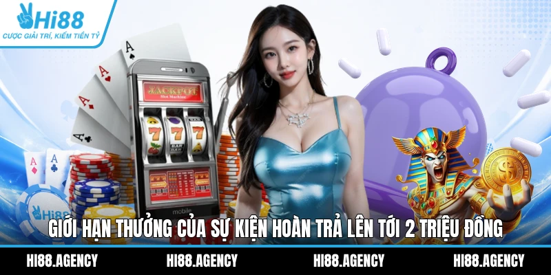 Giới hạn thưởng của sự kiện hoàn trả lên tới 2 triệu đồng