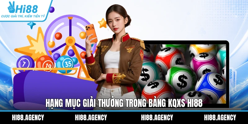 Hạng mục giải thưởng trong bảng KQXS HI88