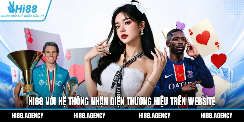 HI88 với hệ thống nhận diện thương hiệu trên website