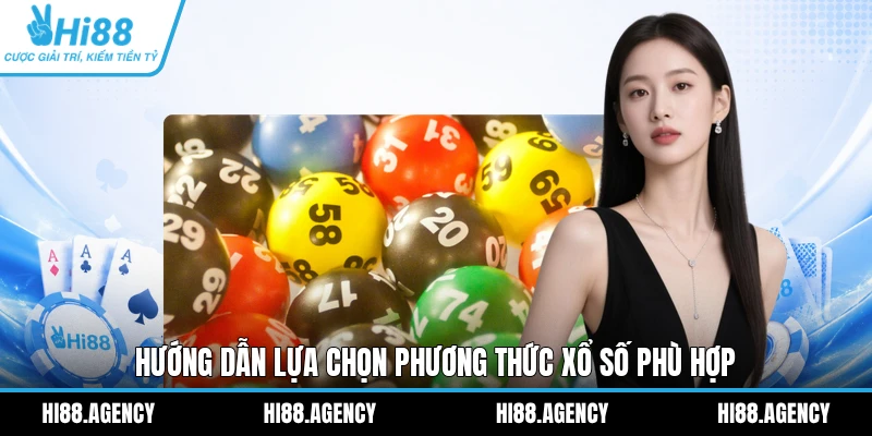 Hướng dẫn lựa chọn phương thức xổ số phù hợp