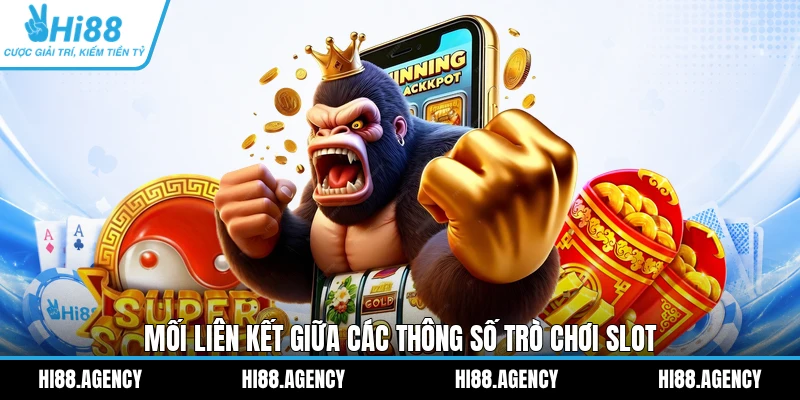 Mối liên kết giữa các thông số trò chơi slot