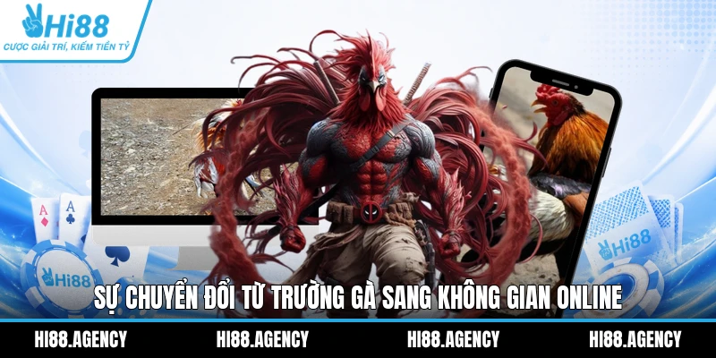 Sự chuyển đổi từ trường gà sang không gian online