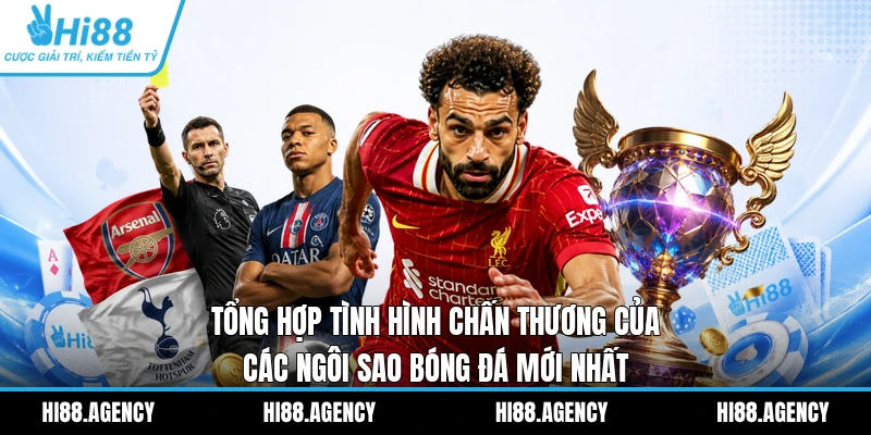 Tổng hợp tình hình chấn thương của các ngôi sao bóng đá mới nhất